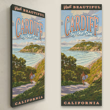 Load image into Gallery viewer, Visit Beautiful Cardiff by the Sea Giclée