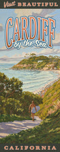 Load image into Gallery viewer, Visit Beautiful Cardiff by the Sea Giclée