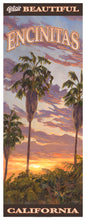 Load image into Gallery viewer, Visit Beautiful Encinitas California - 14" x 36" Poster