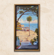 Load image into Gallery viewer, Afternoon at Moonlight Beach, 10" x 20" Original Oil