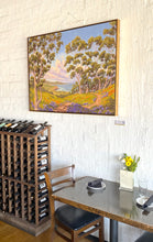 Load image into Gallery viewer, California Coastal oil painting hanging at Solterra Winery in Leucadia, California.
