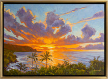 Load image into Gallery viewer, Kauai Sunset Original Oil 31" x 22"