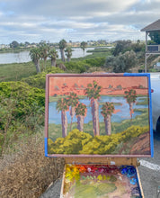 Load image into Gallery viewer, Buena Vista Palms - 22 7/8" x 17 3/8" Plein Air Oil on linen
