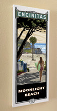 Load image into Gallery viewer, Moonlight Beach Giclée Print on Canvas or Bamboo