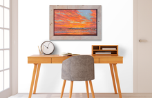 Load image into Gallery viewer, Sunsets in Paradise Mural Study 23 1/2" x 14"