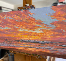 Load image into Gallery viewer, Sunsets in Paradise Mural Study 23 1/2" x 14"