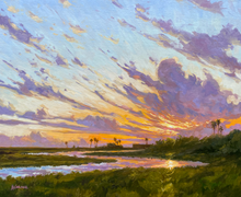Load image into Gallery viewer, San Elijo Lagoon Sunset - 24&quot; x 20&quot;

