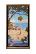 Load image into Gallery viewer, Afternoon at Moonlight Beach, 10" x 20" Original Oil