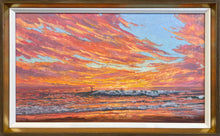Load image into Gallery viewer, Sunsets in Paradise Mural Study 23 1/2" x 14"