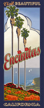 Load image into Gallery viewer, Visit Beautiful Encinitas California Giclée on Canvas