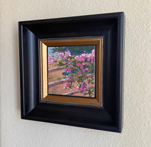 Load image into Gallery viewer, Bougainvillea Study 6" x 6" Framed Oil on Canvas Board