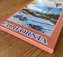 Load image into Gallery viewer, Visit Beautiful Cardiff by the Sea California Giclée on Canvas