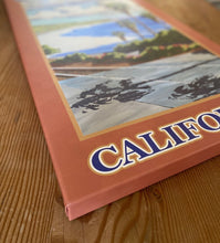 Load image into Gallery viewer, Visit Beautiful Cardiff by the Sea California Giclée on Canvas