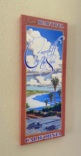 Load image into Gallery viewer, Visit Beautiful Cardiff by the Sea California Giclée on Canvas