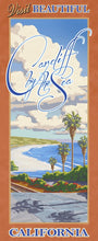 Load image into Gallery viewer, Visit Beautiful Cardiff by the Sea California Giclée on Canvas