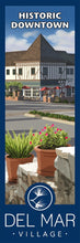 Load image into Gallery viewer, Del Mar Historic Downtown Giclée Print on Canvas