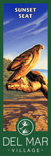 Load image into Gallery viewer, Del Mar Sunset Seat Giclée Print on Canvas