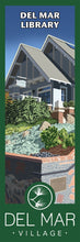 Load image into Gallery viewer, Del Mar Library Giclée Print on Canvas