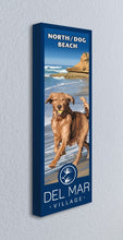 Load image into Gallery viewer, Del Mar Dog Beach Giclée Print on Canvas