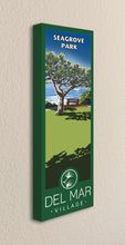Load image into Gallery viewer, Del Mar Seagrove Park Giclée Print on Canvas