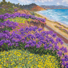 Load image into Gallery viewer, Del Mar Springtime Original Oil on Linen 30" x 30"