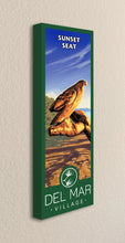 Load image into Gallery viewer, Del Mar Sunset Seat Giclée Print on Canvas