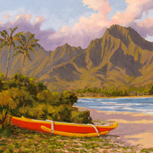 Load image into Gallery viewer, Hanalei Bay Giclée on Canvas