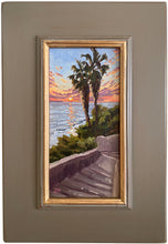 Load image into Gallery viewer, Summer Sunset at Swami's 4" x 8"