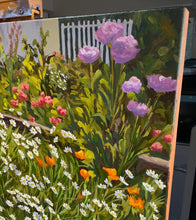 Load image into Gallery viewer, John & Heather's Garden Original Oil on Linen
