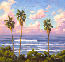 Load image into Gallery viewer, Morning Surf in Cardiff Giclée on Canvas