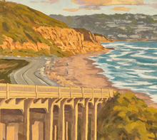 Load image into Gallery viewer, Del Mar Views #1 Giclée Print on canvas