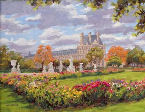 Tuileries Garden Paris France Louvre Gallery