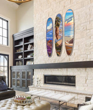 Load image into Gallery viewer, Surf Beacon's Giclée Print on Surfboard Shape