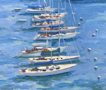 Load image into Gallery viewer, Catalina Two Harbors View - 31" x 22" Original Oil