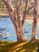 Load image into Gallery viewer, Catalina Two Harbors View - 31" x 22" Original Oil