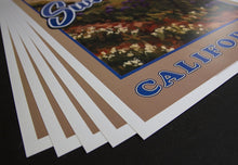 Load image into Gallery viewer, Visit Beautiful Swami's California Poster 14" x 36"