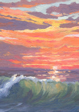 Load image into Gallery viewer, Sunset Splendor Original Oil 20" x 10"