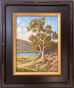 Batiquitos Lagoon Trail - Plein Air Oil 12" x 16"