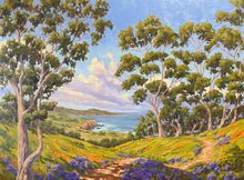 Load image into Gallery viewer, California Coastal - 48&quot; x 36&quot; Original Oil on linen canvas
