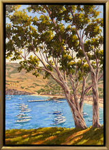 Load image into Gallery viewer, Catalina Two Harbors View - 31&quot; x 22&quot; Original Oil
