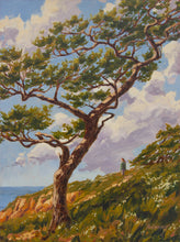 Load image into Gallery viewer, Torrey Pines Hiking 16.5&quot; x 22.25&quot; Original Oil
