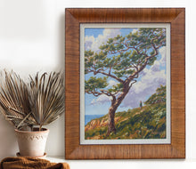 Load image into Gallery viewer, Torrey Pines Hiking 16.5&quot; x 22.25&quot; Original Oil
