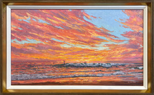 Sunsets in Paradise Mural Study 23 1/2" x 14"