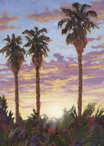 Sunset Palms 30" x 42"