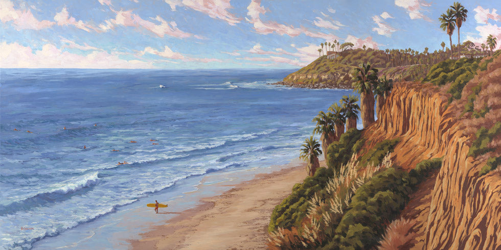 View to Swami's Giclée Print on Canvas and Paper