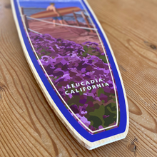 Load image into Gallery viewer, Surf Beacon&#39;s Giclée Print on Surfboard Shape
