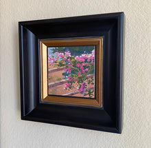 Load image into Gallery viewer, Bougainvillea Study 6&quot; x 6&quot; Framed Oil on Canvas Board

