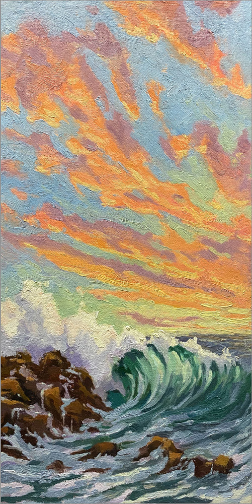 Sunset Wave – Original or Fine Art Giclée Print