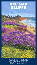 Load image into Gallery viewer, Del Mar Bluffs Springtime Giclée Print on Canvas
