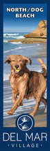 Load image into Gallery viewer, Del Mar Dog Beach Giclée Print on Canvas
